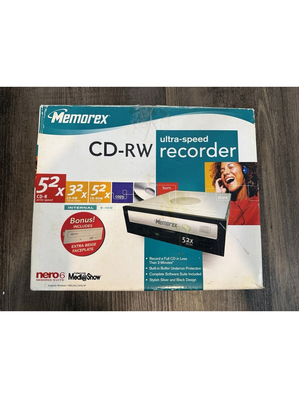 Memorex CD-RW Ultra Speed E-IDE Recorder Suite MRX523252A-J1-2
